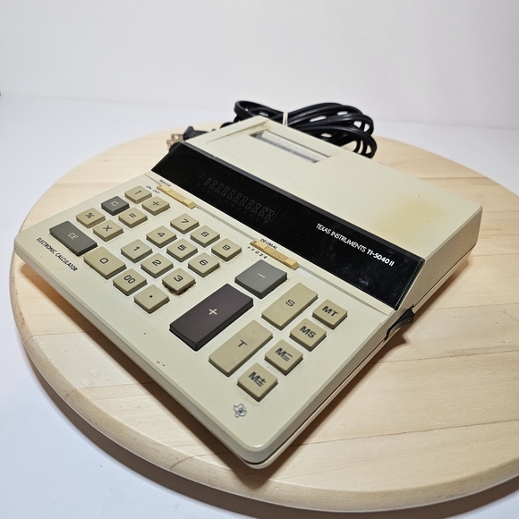 Texas Instruments TI-5040 II Electronic Adding Machine Calculator Working missin - Picture 4 of 7